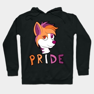 Lesbian Pride - Furry Mascot 2 Hoodie